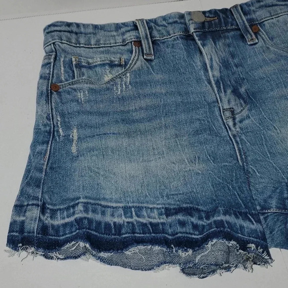BLANK NYC "The Lenox" High Rise Cut Off Jean Shorts NWT Size 26 - Picture 7 of 9